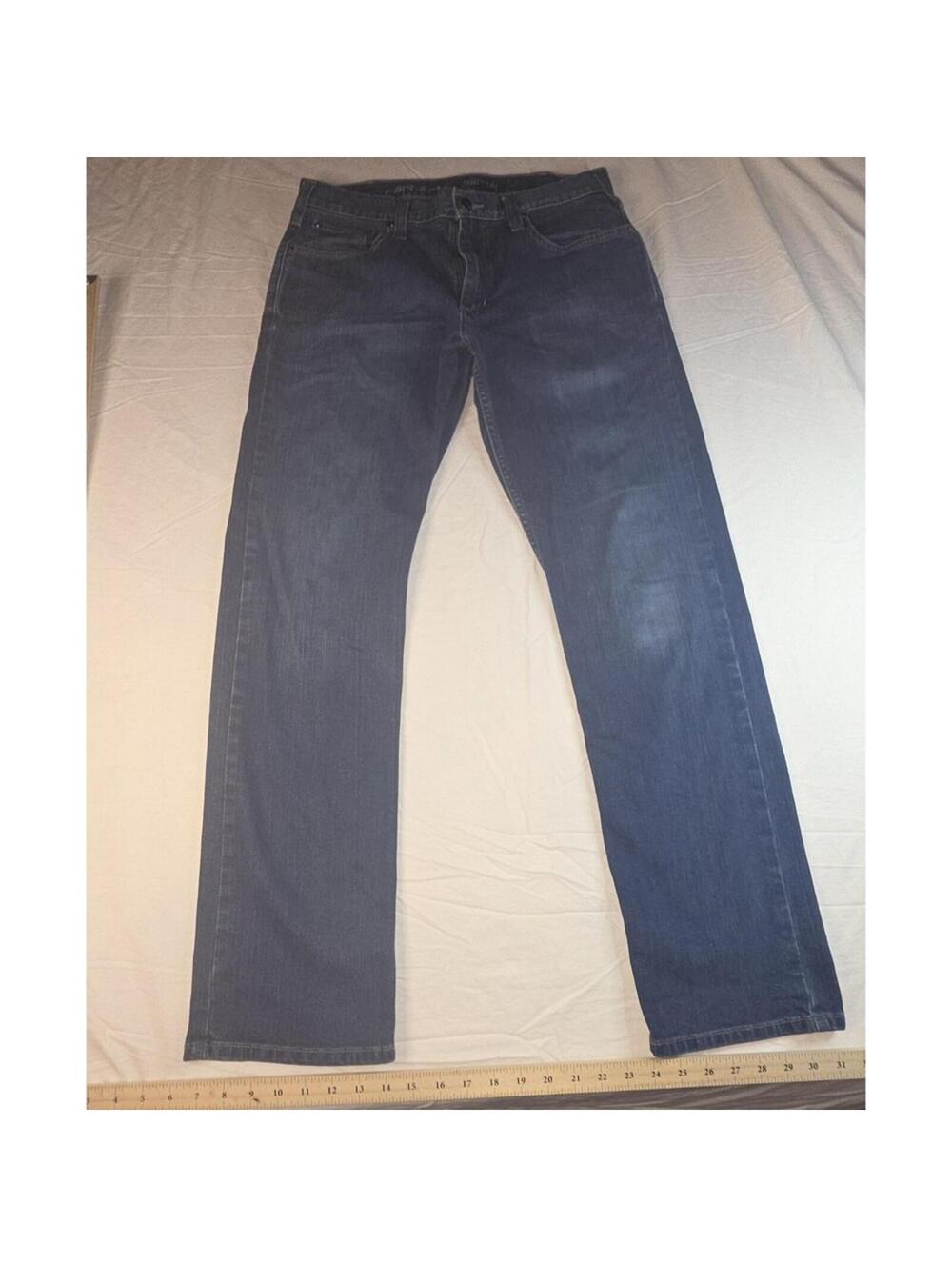 Carhartt Rugged Flex Denim Jeans Men's 33x32 Straight Leg Relaxed Fit